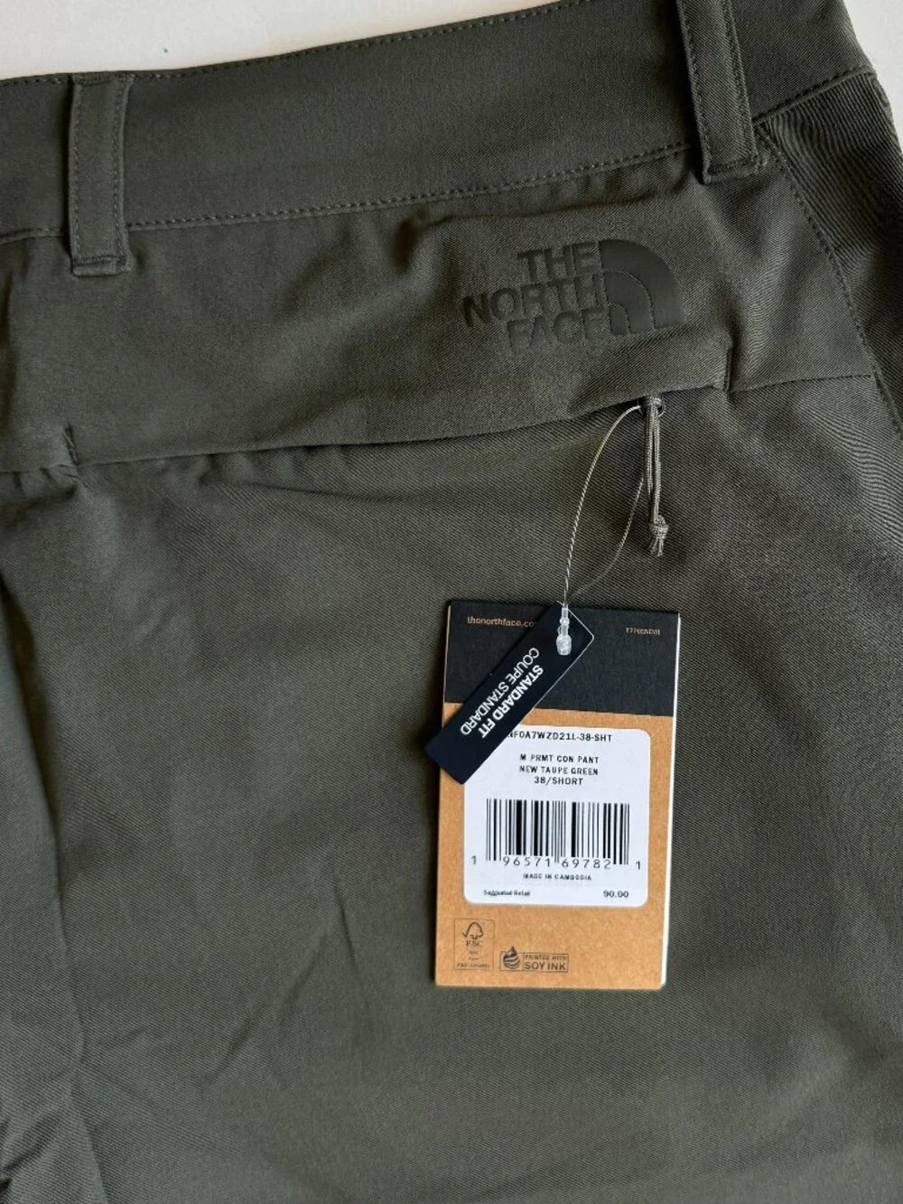Mens The North Face Paramount Convertible UPF 40+ Pants New Taupe Green